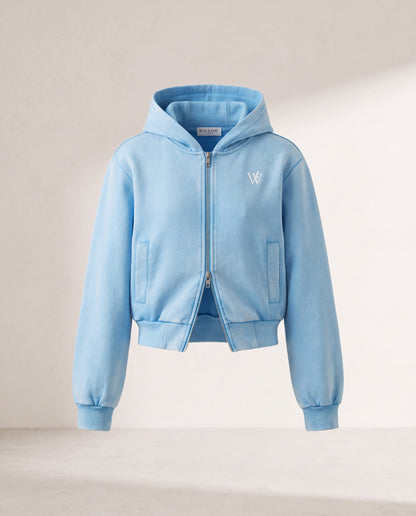 Women’s Vintage Wash Full Zip Hoodie