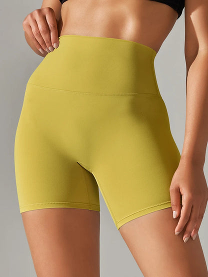 Elevate Your Workout with Our Women's High Waist Fitness Shorts - Squat Proof, Quick Dry, and Perfect for Every Season