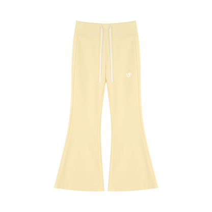 Women's Drawstring Flared Leg Pants