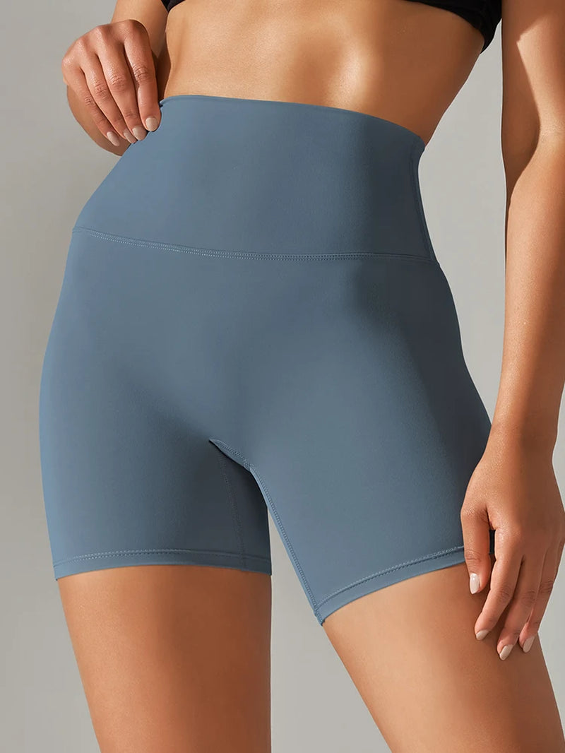 Elevate Your Workout with Our Women's High Waist Fitness Shorts - Squat Proof, Quick Dry, and Perfect for Every Season