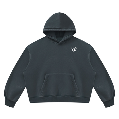 Unisex Vintage Wash Boxy Fleece Hoodie