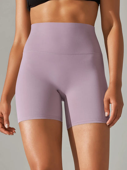 Elevate Your Workout with Our Women's High Waist Fitness Shorts - Squat Proof, Quick Dry, and Perfect for Every Season