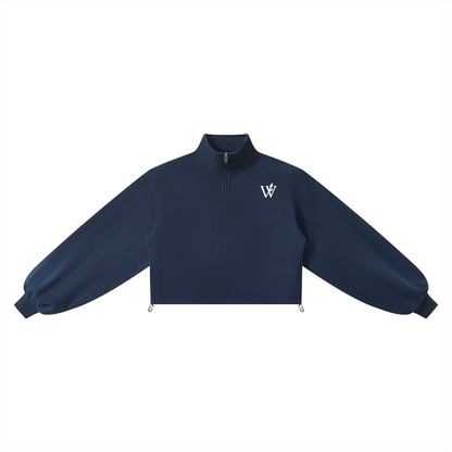 Women’s Mock-Neck Quarter-Zip Sweatshirt