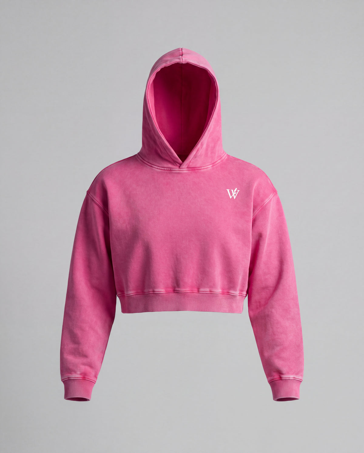 Women’s Mineral Washed Crop Hoodie