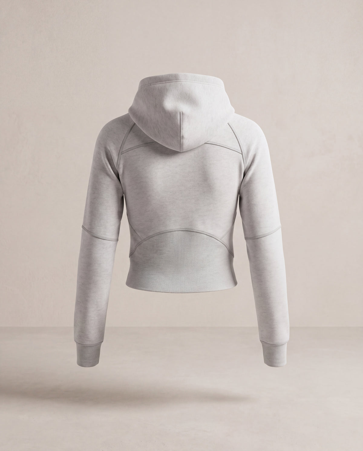 Cropped Half-Zip Hoodie