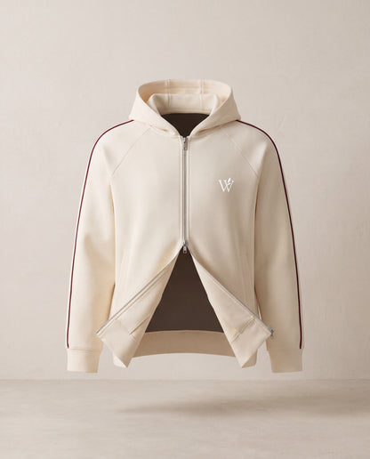 Heavyweight Raglan Sleeve Zip Hoodie