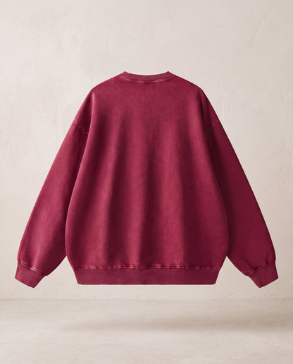 Snow Washed Oversized Sweatshirt