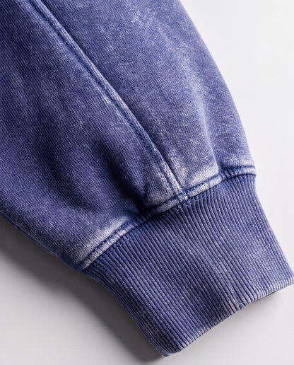 Women’s Mineral Washed Crop Hoodie