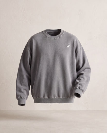 Snow Washed Oversized Sweatshirt