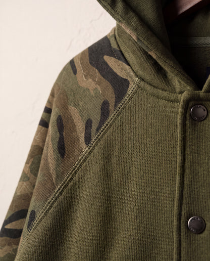 Unisex Camo-Splice Raglan Hoodie