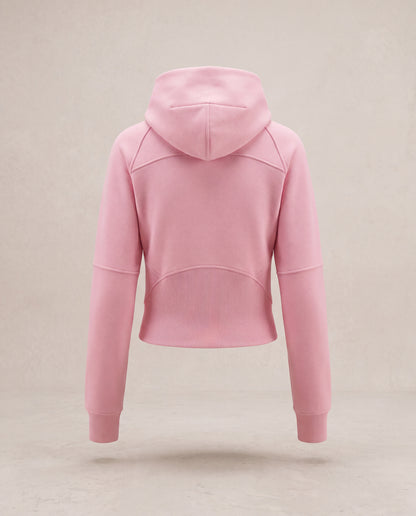 Cropped Half-Zip Hoodie