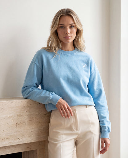 Snow Washed Oversized Sweatshirt