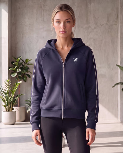Heavyweight Raglan Sleeve Zip Hoodie