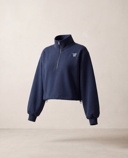 Women’s Mock-Neck Quarter-Zip Sweatshirt