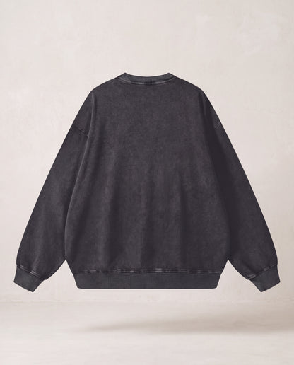 Snow Washed Oversized Sweatshirt
