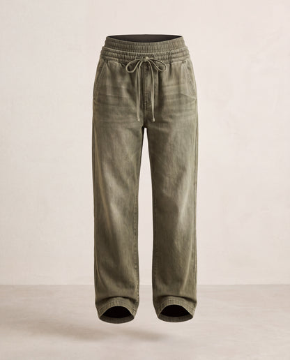 Vintage Washed Waist Pants