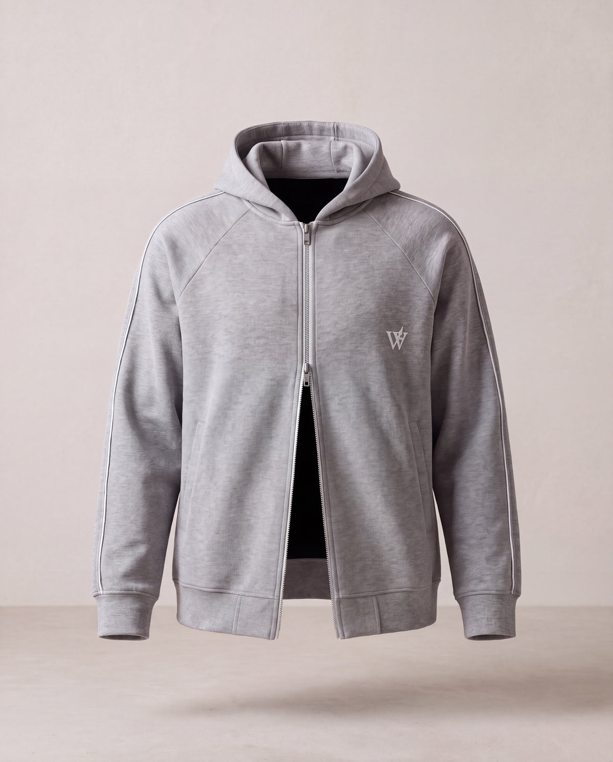 Heavyweight Raglan Sleeve Zip Hoodie