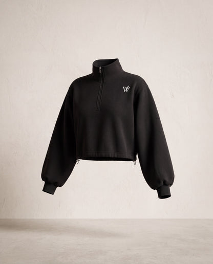 Women’s Mock-Neck Quarter-Zip Sweatshirt
