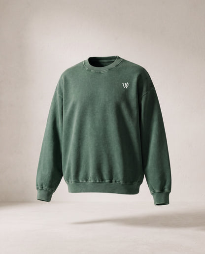Snow Washed Oversized Sweatshirt