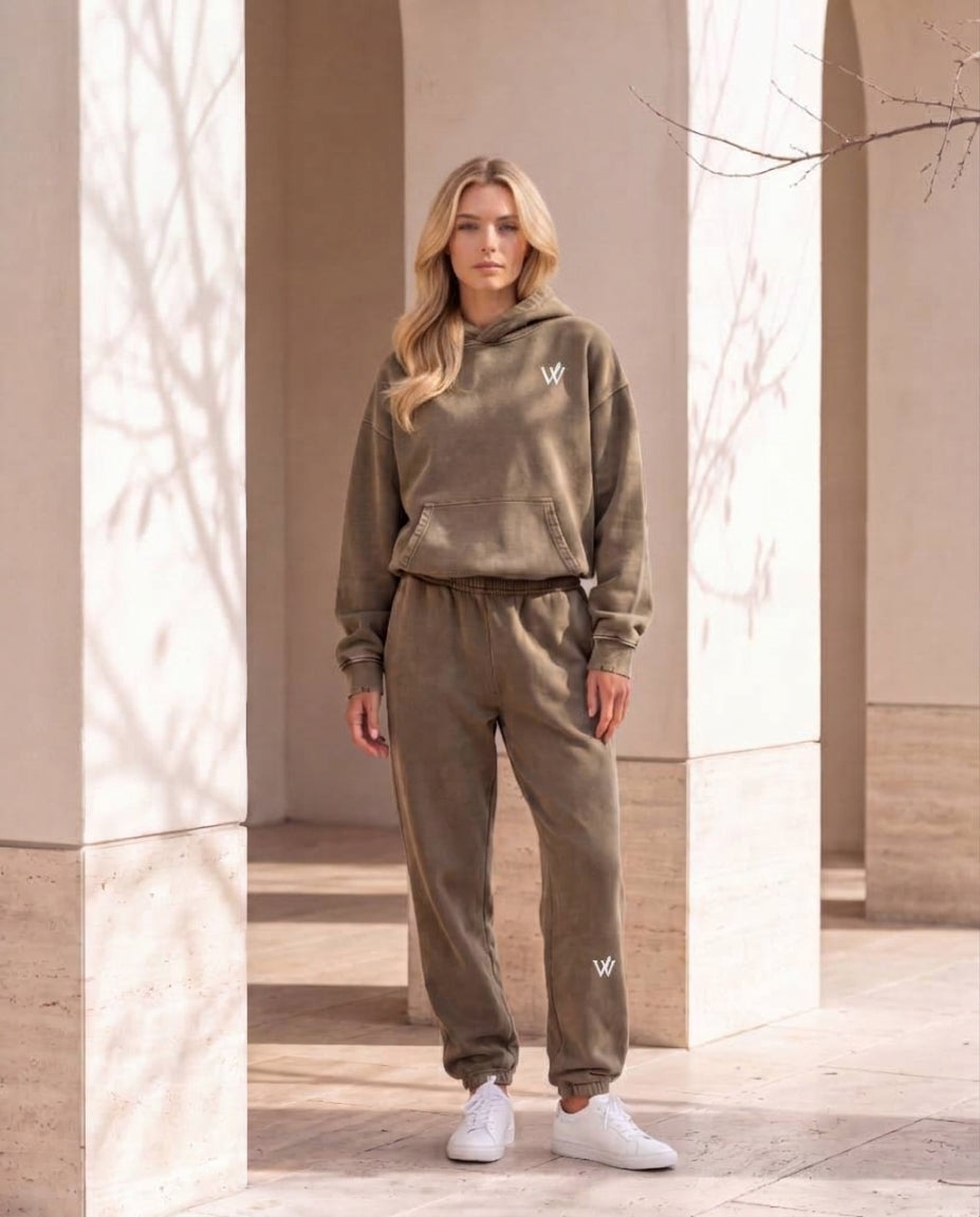 Snow Wash Heavyweight Jogged Sweatpants
